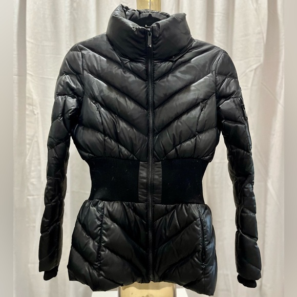 BCBG Maxazria black puffer coat - Picture 1 of 5